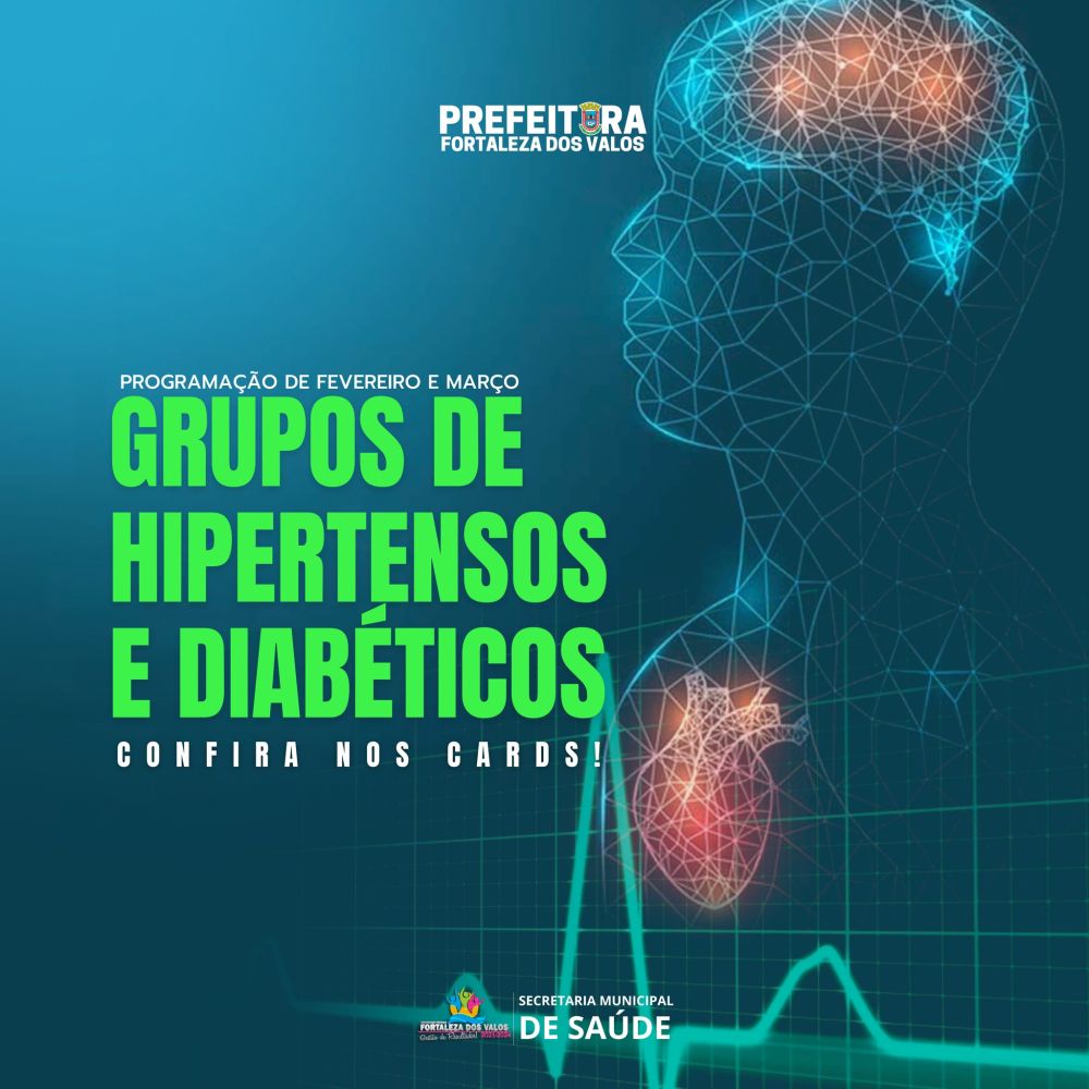 Fv Programa O Dos Grupos De Hipertensos E Diab Ticos Para Os Meses