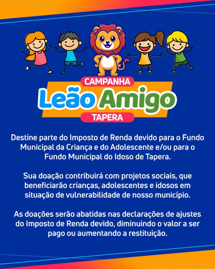 Tapera Tem A Campanha Le O Amigo Je Acontece