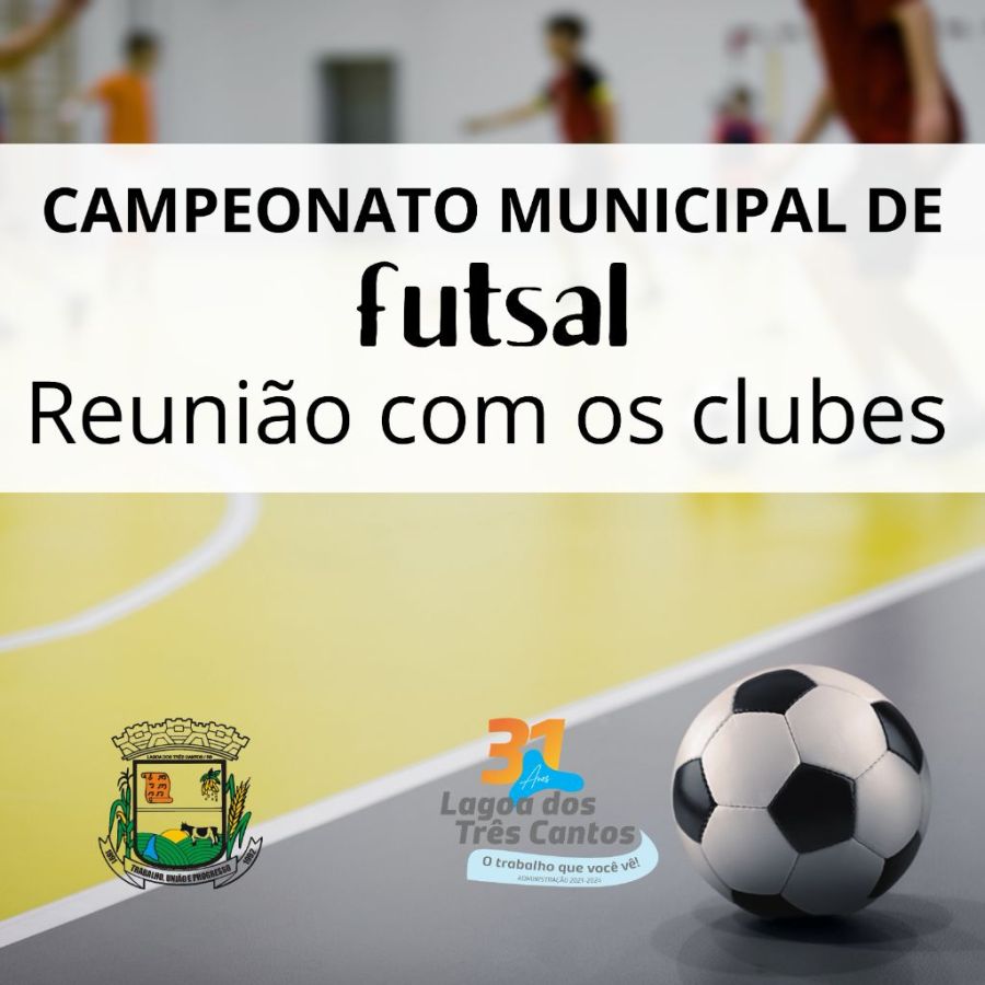 Reuni O Para Defini O Do Municipal De Futsal De Lagoa Dos Tr S Cantos