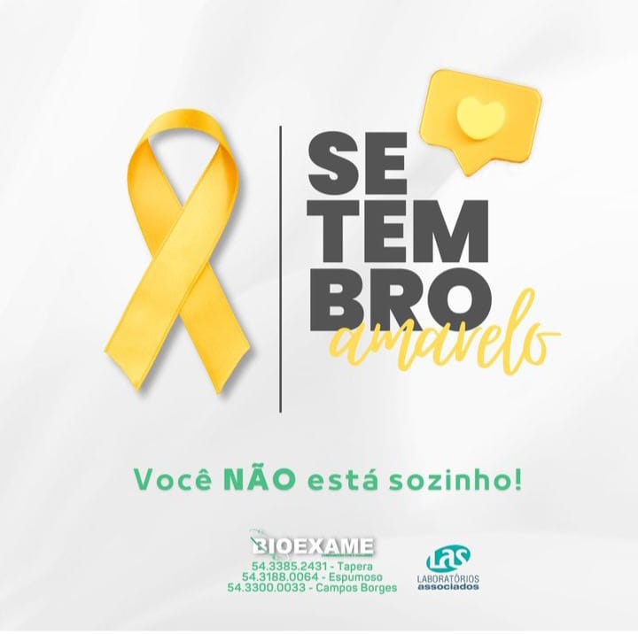 Setembro Amarelo Voc N O Est Sozinha Um Lembrete Do Laborat Rio