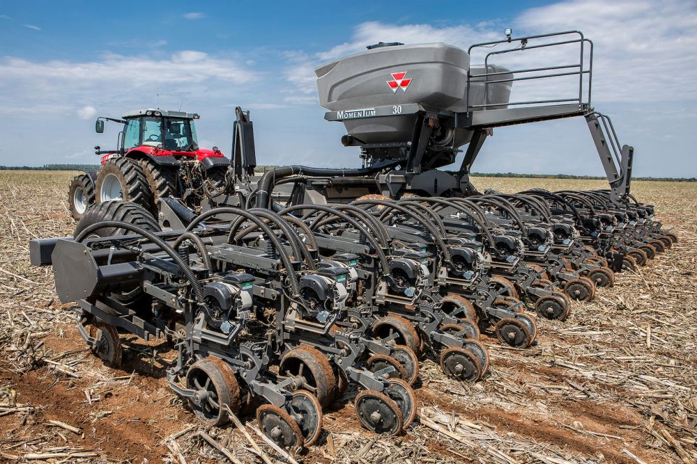 Plantadeira Momentum Da Massey Ferguson Também Fabricada Em Ibirubá