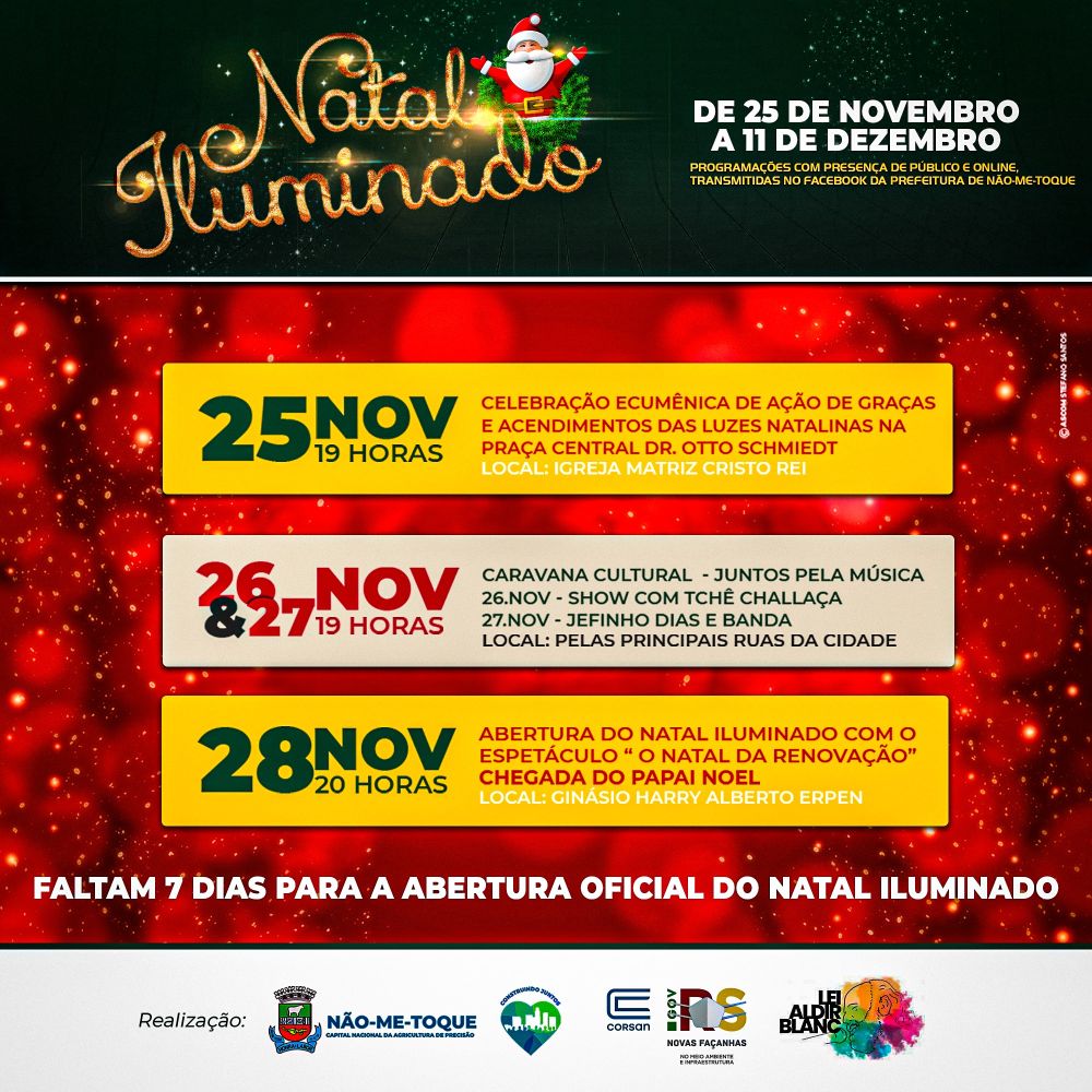 Faltam 5 dias para a abertura oficial do Natal Iluminado | JE Acontece Faltam 5 dias para a abertura oficial do Natal Iluminado | JE Acontece