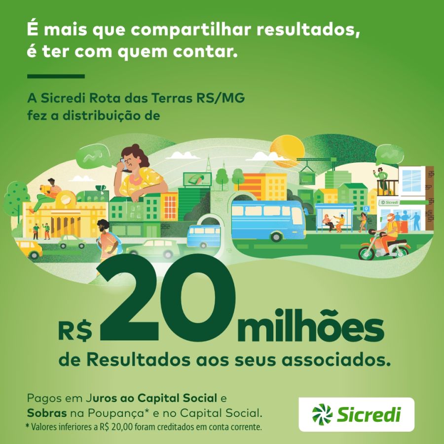 Sicredi Rota Das Terras Rs Mg Distribuiu Mais De R 20 Milhões Em